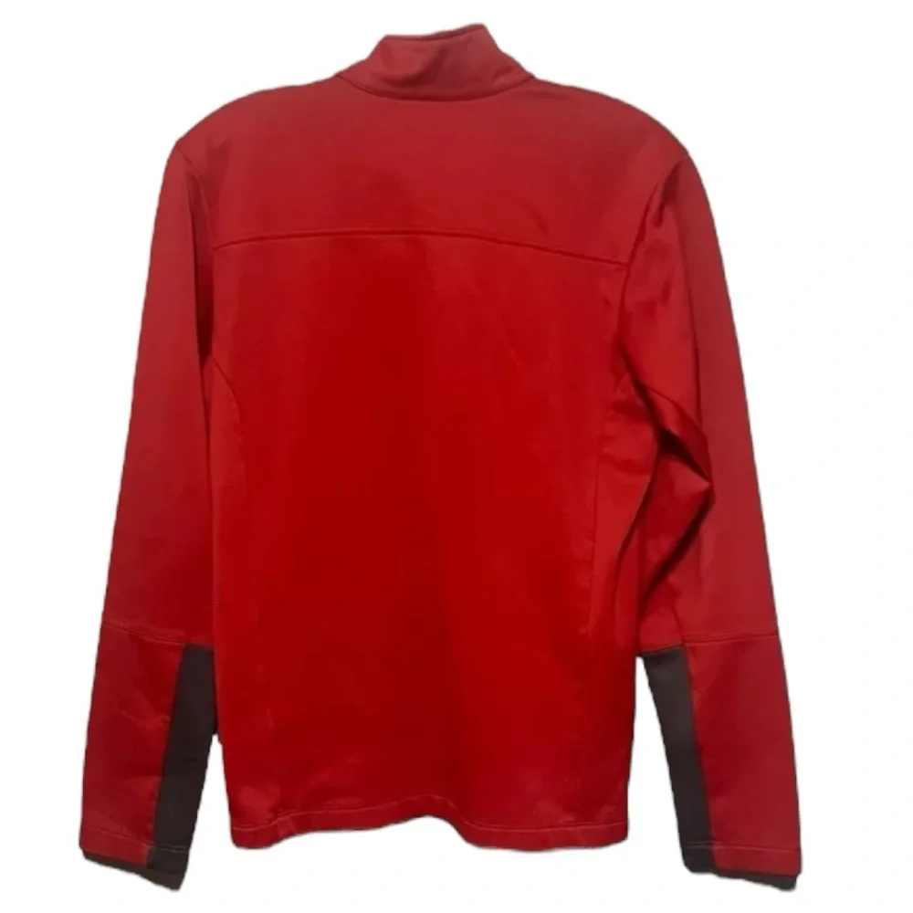 The North Face Canyonlands Fleece Quarter Zip Pullover Jacket Red Women’s Small